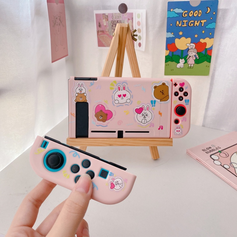 Vỏ bọc TPU in hình Gundam cho tay cầm chơi game Nintendo Switch