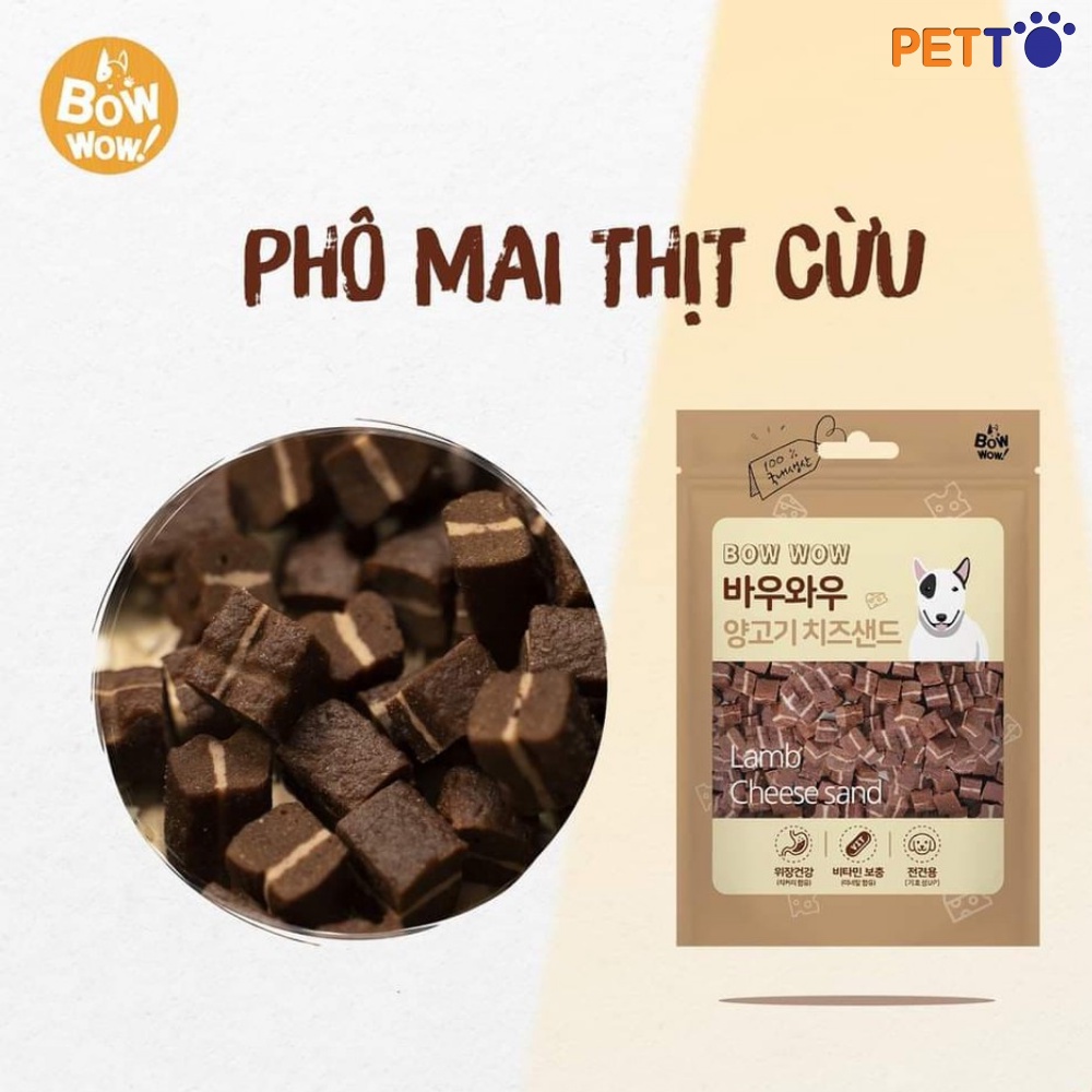 Bánh thưởng Cho Chó Bowwow 100g phô mai thịt cừu TFD021