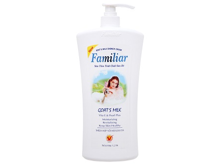 Sữa tắm tinh chất sữa dê Familiar 1.2 lít