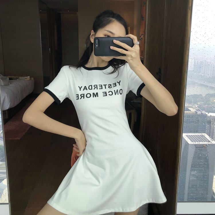 [ẢNH THẬT] Váy Body Nữ Siêu Xinh Cotton Thun Cộc Tay Co Giãn 4 Chiều Gợi Cảm, Tôn Dáng Chuẩn Hotgirl | BigBuy360 - bigbuy360.vn