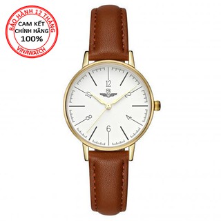 Đồng hồ nữ sunrise dây da pin sl6657.4502