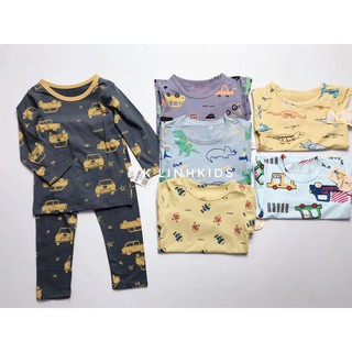 Combo 3 bộ ngủ mặc nhà cho bé trai bé gái