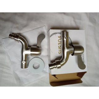 vòi xả nước inox 304 phi15 (phi21)