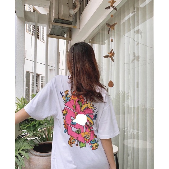 Áo thun unisex swe Cube doodle Nam Nữ Full Tag hãng áo thun tay lỡ nam nữ chất cotton | BigBuy360 - bigbuy360.vn