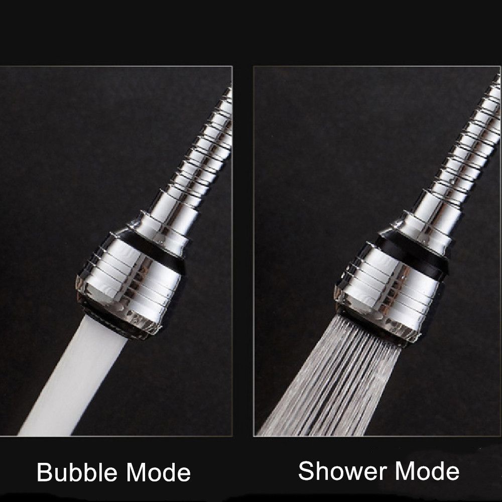 Vòi hoa sen bằng nhựa giả kim loại với tay cầm đơn tiện dụng cho nhà tắm/ nhà bếp