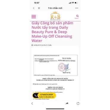 NƯỚC TẨY TRANG LÀM SẠCH SÂU BÊN TRONG LỖ CHÂN LÔNG