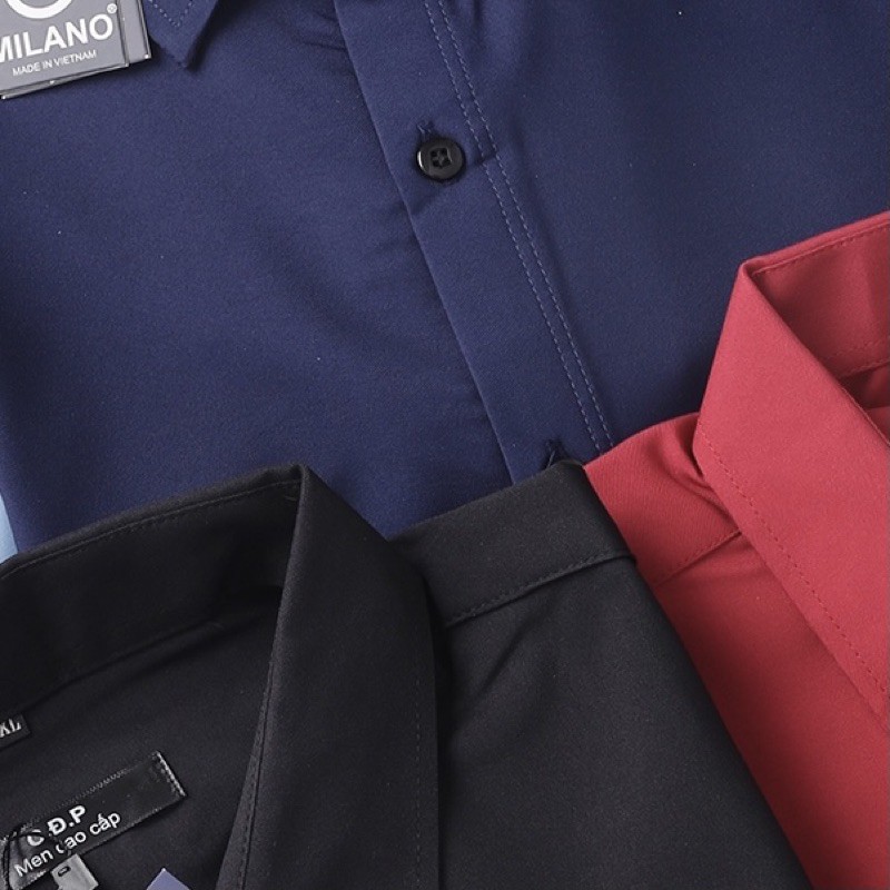 Áo sơ mi nam tay dài màu đen giá tốt từ nhỏ đến BIGSIZE (M-7XL) | BigBuy360 - bigbuy360.vn