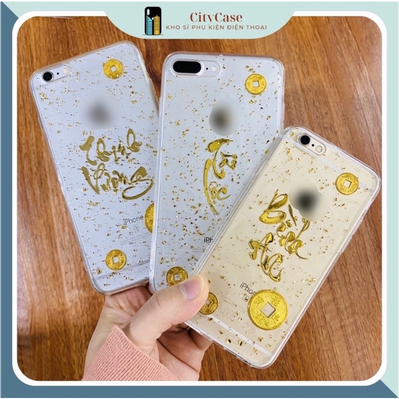 Ốp iPhone mạ vàng Tài Lộc Bình An Thịnh Vượng - CITYCASE