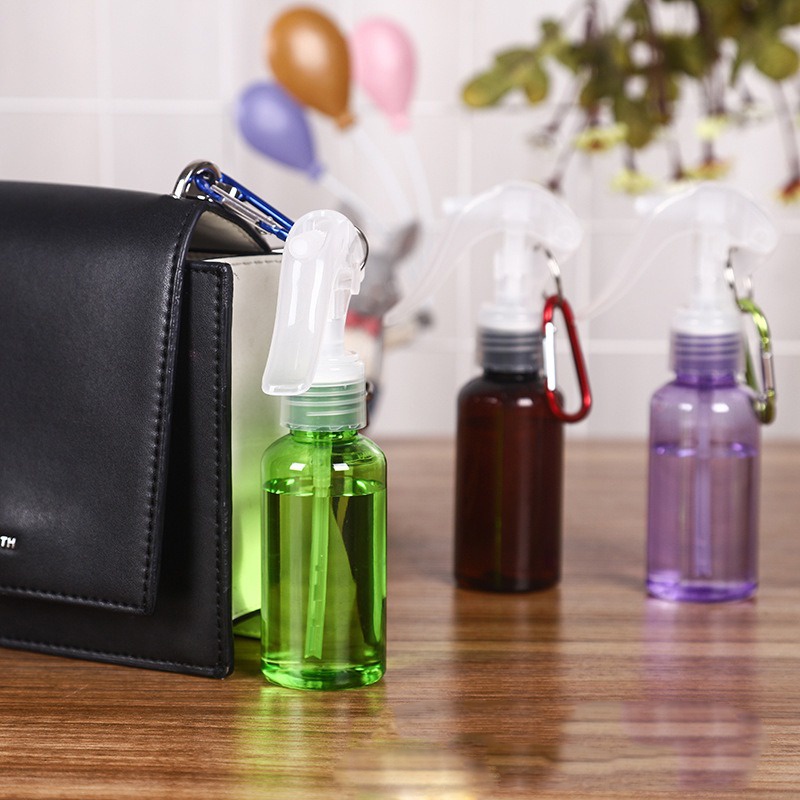 bình xịt khử khuẩn PHULV mini cầm tay phun sương - chai xịt cồn sát khuẩn có móc khóa MUL66
