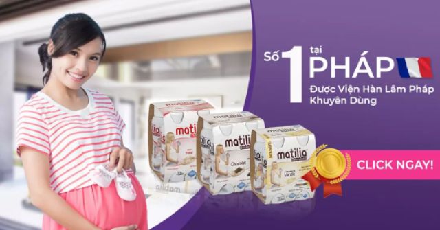  (Date 3/2022) Combo 24 chai sữa bầu Mattila Pháp vị vani chai 200ml