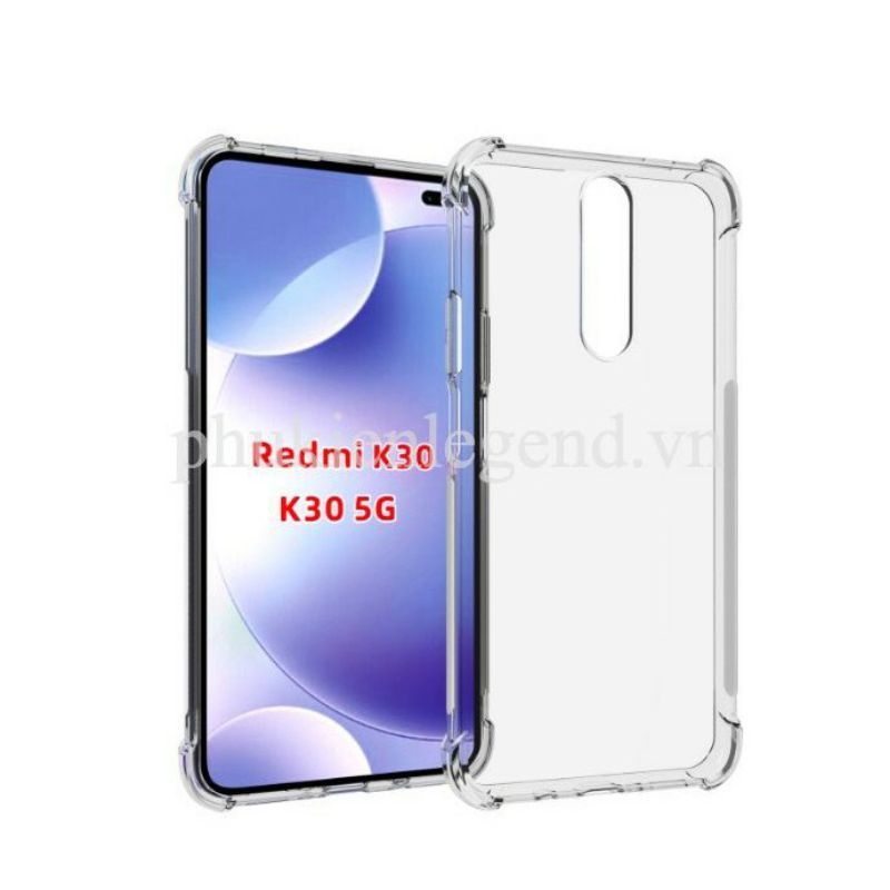 Ốp Lưng Xiaomi Redmi K30/ K30 Pro dẻo trong suốt bảo vệ chống sốc 4 góc