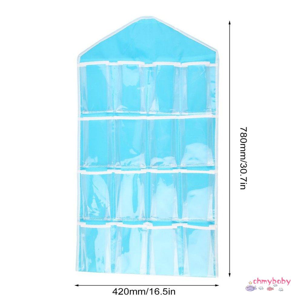 16 túi xách tay Túi treo đồ chơi Lưu trữ ngăn nắp Tủ treo tường ngăn nắp [8/2]