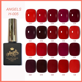 Angels Sơn móng tay chuỗi màu đỏ, Angels UV gels polish H5