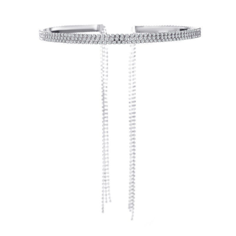 Băng Đô Giả Bông Tai Tua Rua Đính Đá Thời Trang