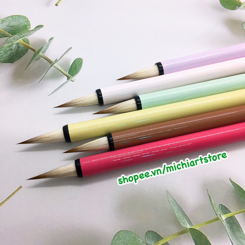 [Michi Art Store] Trường An - Bút lông vẽ màu nước thủy mặc, cọ thư pháp lông thú - Dẫn Thủy Hiên