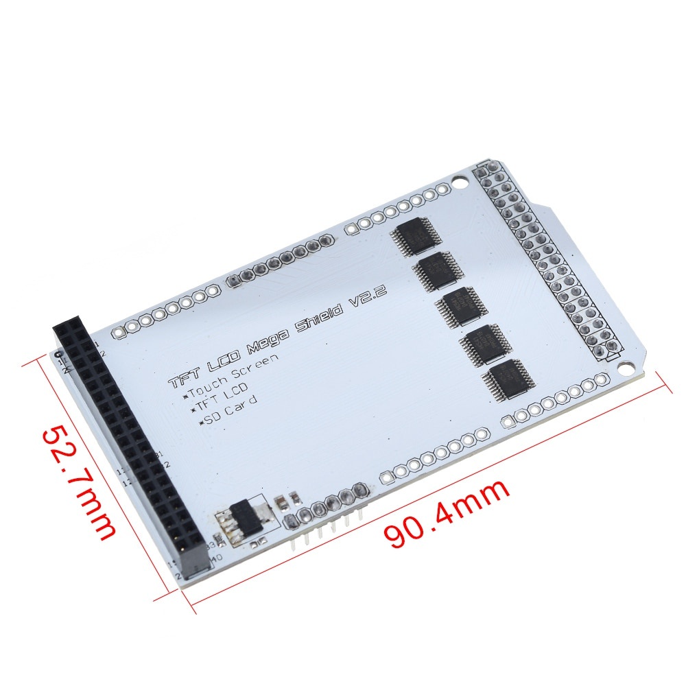 Bảng Mạch Mở Rộng Lcd 40pin Cho Arduino Tft01 Mega Touch Lcd Hỗ Trợ Tft 3.2 '' 5.0 '' 7.0 '' 3.2 4.3 5.0 7.0