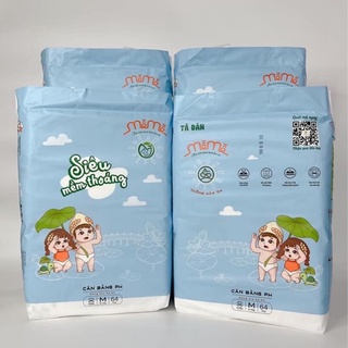 COmbo Siêu Tiết Kiệm/4 bịch Mễ Mễ/Tã Dán/Tã Quần S68 Dán/M64 Dán/M62 Quần/L58 Quần/XL 54 Quần/2XL50 Quần/3XL46 Quần