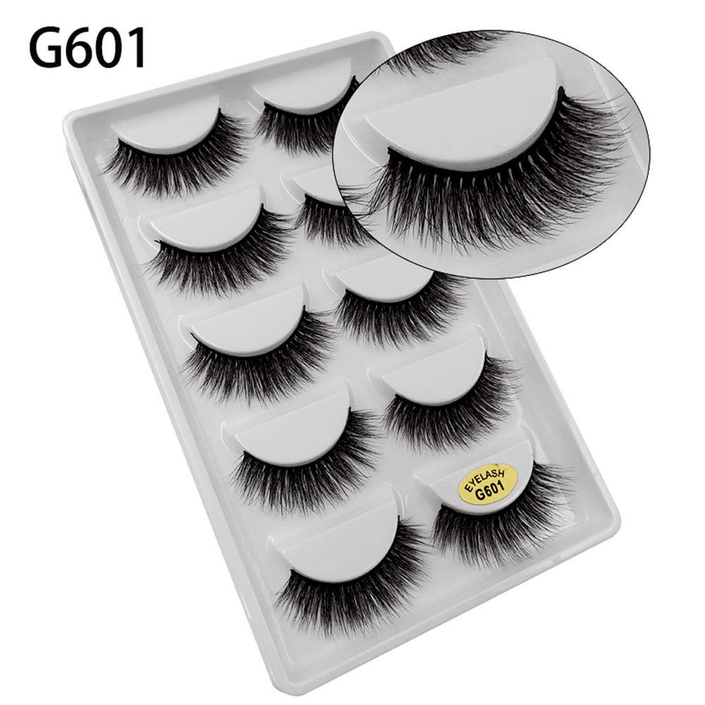 Set 5 Cặp Lông Mi Giả 3D Tự Nhiên Có Thể Tái Sử Dụng