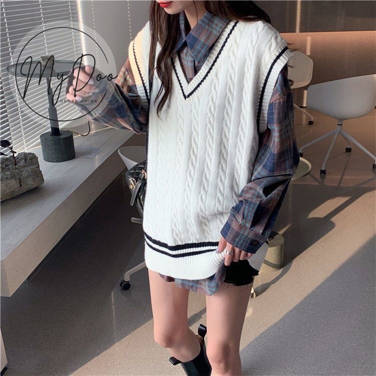  Áo gile style Hàn ⚡️HÀNG LOẠI I ⚡️ áo ghi le cho nữ GL12 | BigBuy360 - bigbuy360.vn