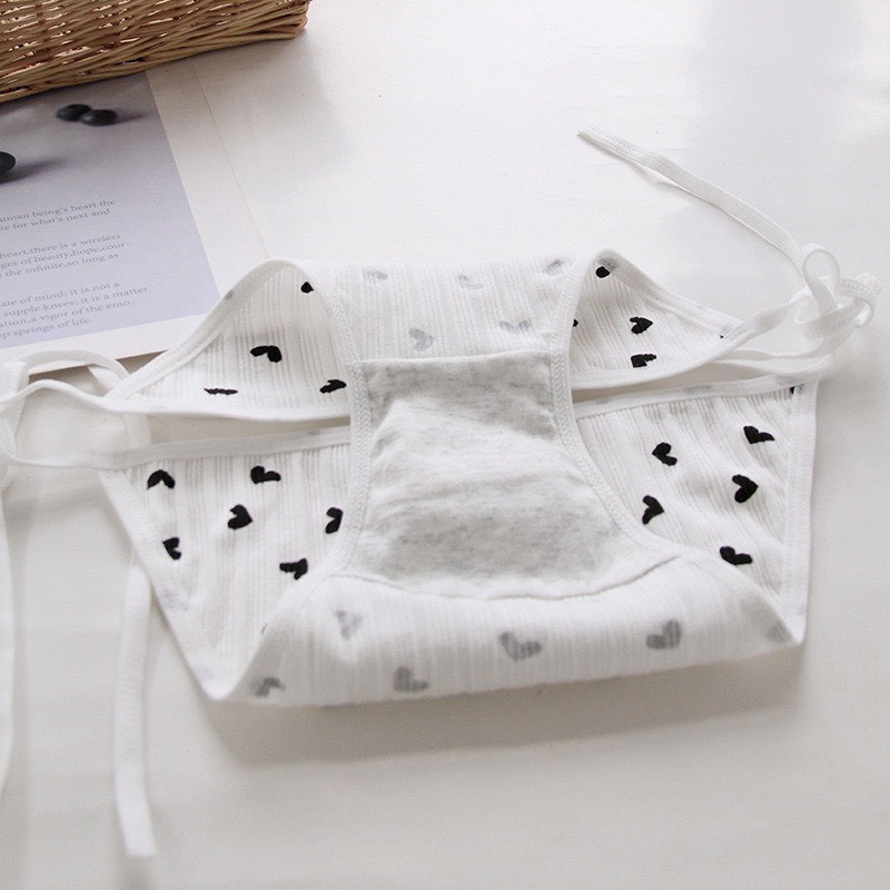 Quần Lót Nữ ❤️FREESHIP❤️ Quần Lót Nữ cotton họa tiết trái tim mã A289