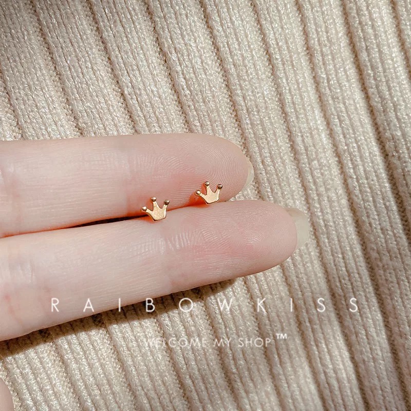 Bông tai bạc 925 hình hoa/cánh bướm dễ thương xinh xắn