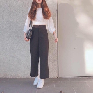 [Ảnh thật] Áo crop cột nơ lưng tay lỡ (10 màu)