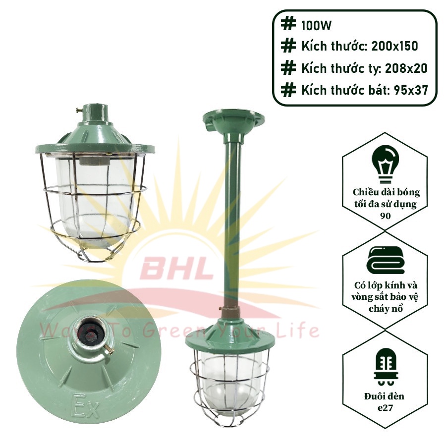 Vỏ Đèn Chống Cháy Nổ Tròn 100W - 200W - 250W - 400W