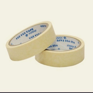 1 cuộn băng keo giấy dùng để cố định giấy vẽ, chặn màu 24mm x 14met