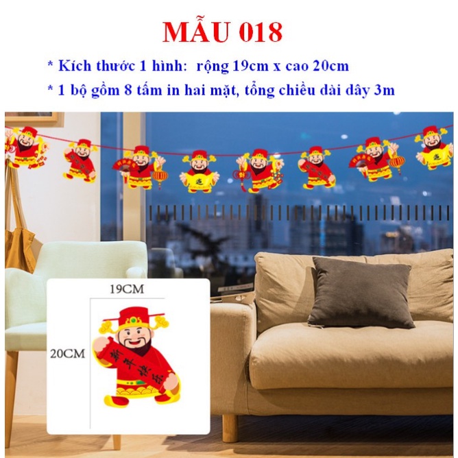 Cờ trang trí tết mẫu 18