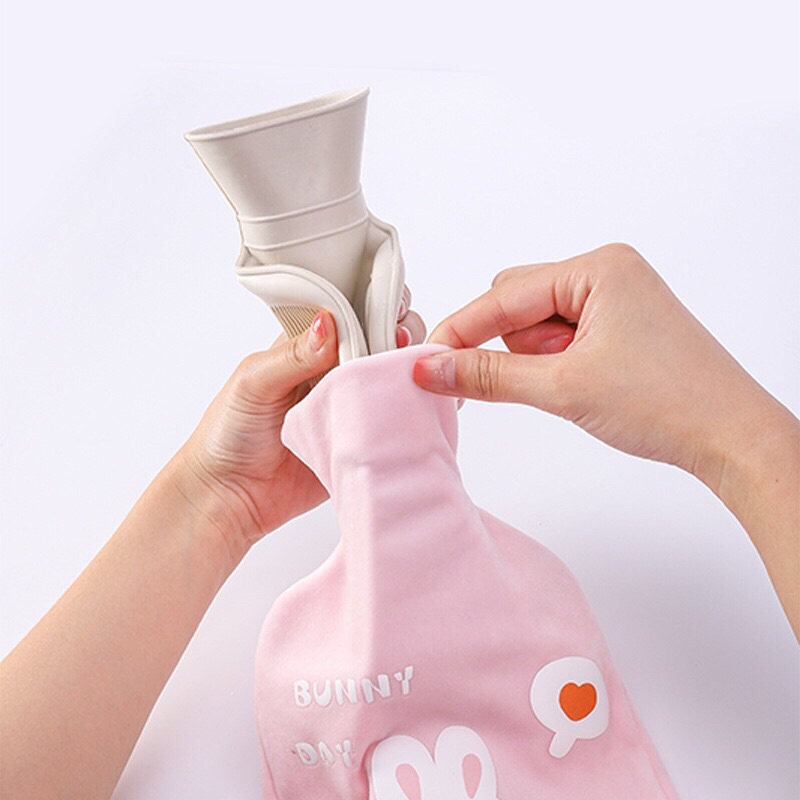 Túi Chườm Thỏ Bunny 1000ml, Túi Chườm Nóng, Túi chườm giảm đau bụng kinh Zanmoo