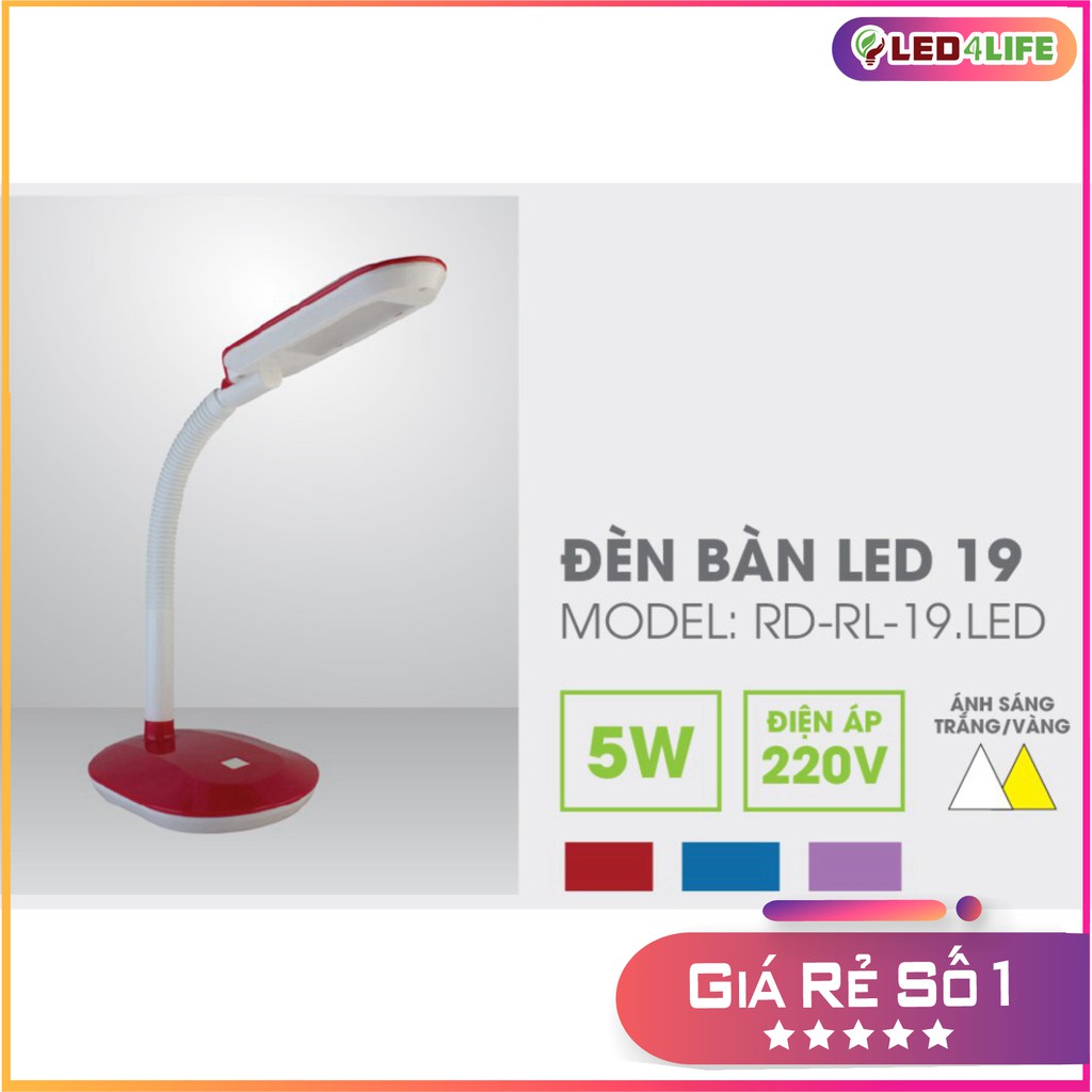 Đèn Học Chống Cận LED Rạng Đông RD-RL-19.LED - 5W