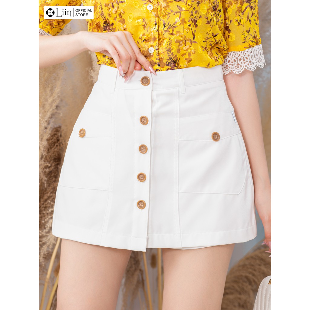Quần giả váy nữ Linbi nhiều màu, thiết kế trẻ trung, xinh xắn Liin clothing Q3576