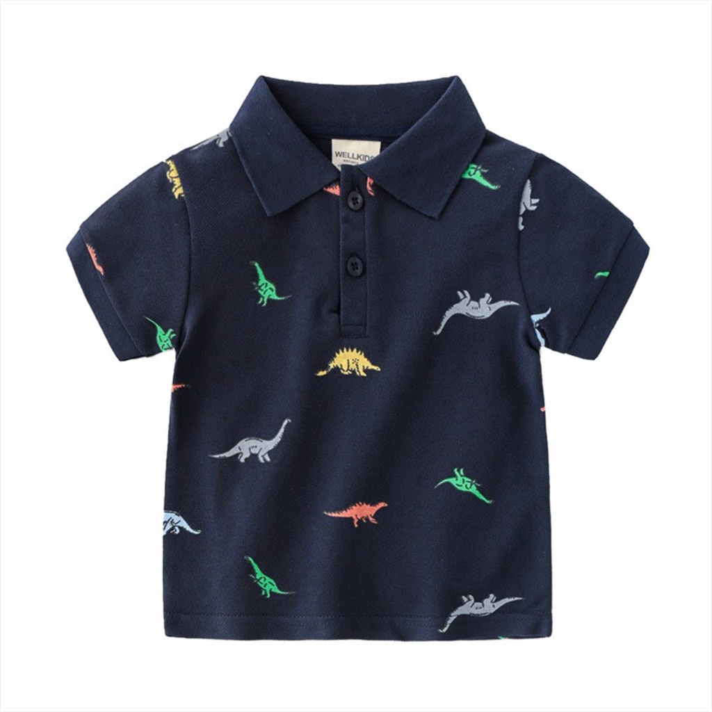 Áo Polo cho bé trai BINBON KIDS, Áo cho bé chất cotton cá sấu hàng cao cấp cho bé từ 10-25kg