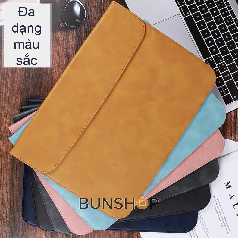 Bao da chống sốc đựng macbook laptop 13 14 inch | BigBuy360 - bigbuy360.vn