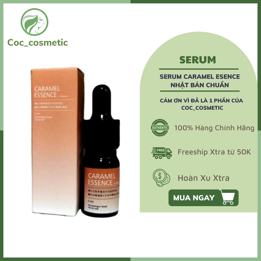 Serum Caramel Esence Nhật Bản chuẩn ( Có check mã cod) mua 3 tặng 1