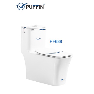 Bồn Cầu PUFFIN688 MỘT Khối