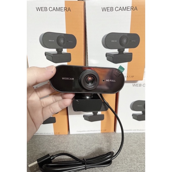 Webcam kẹp 1080P Tự Động Lấy Nét Có Micro, Camera Xoay, Dành Cho Học Online, Công Việc Gọi Video Phát Sóng Trực Tiếp