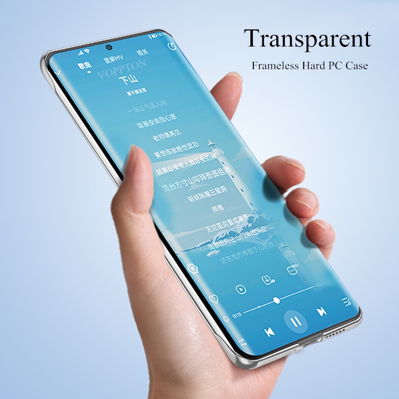Ốp Điện Thoại PC Cứng Trong Suốt Siêu Mỏng Không Viền Cho Xiaomi Redmi Note 11 10 9 8 7 Pro 4G 5G Note 10S
