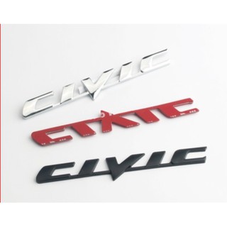 Chữ nổi 3d CIVIC