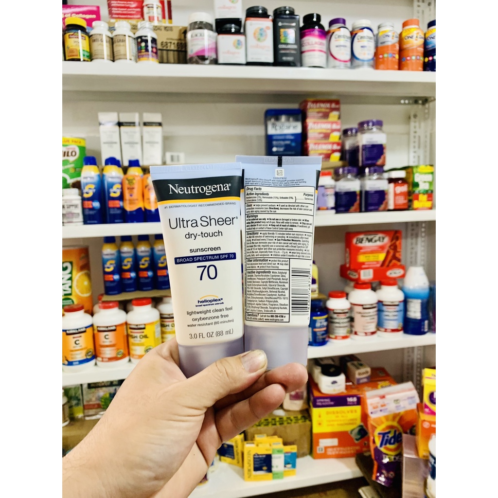 Kem chống nắng Neutrogena SPF70 của Mỹ