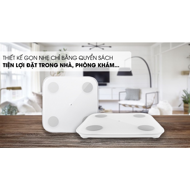 Cân Sức Khỏe Điện Tử Thông Minh Xiaomi Body Fat Scale 2 &amp; Xiaomi Mi Smart Scale 2 - Hàng Chính Hãng