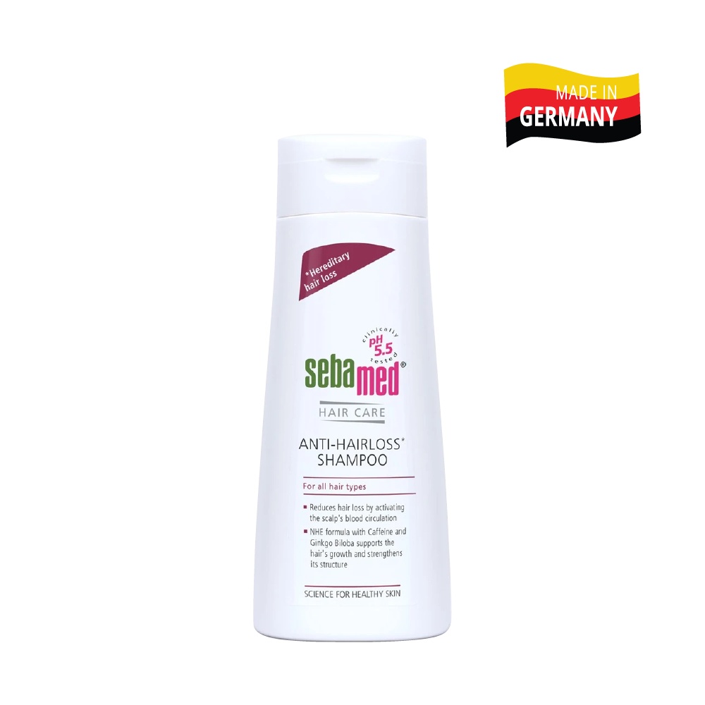 Dầu gội ngăn ngừa rụng tóc Sebamed Hair Care Anti-Hairloss Shampoo pH5.5 (200ml)