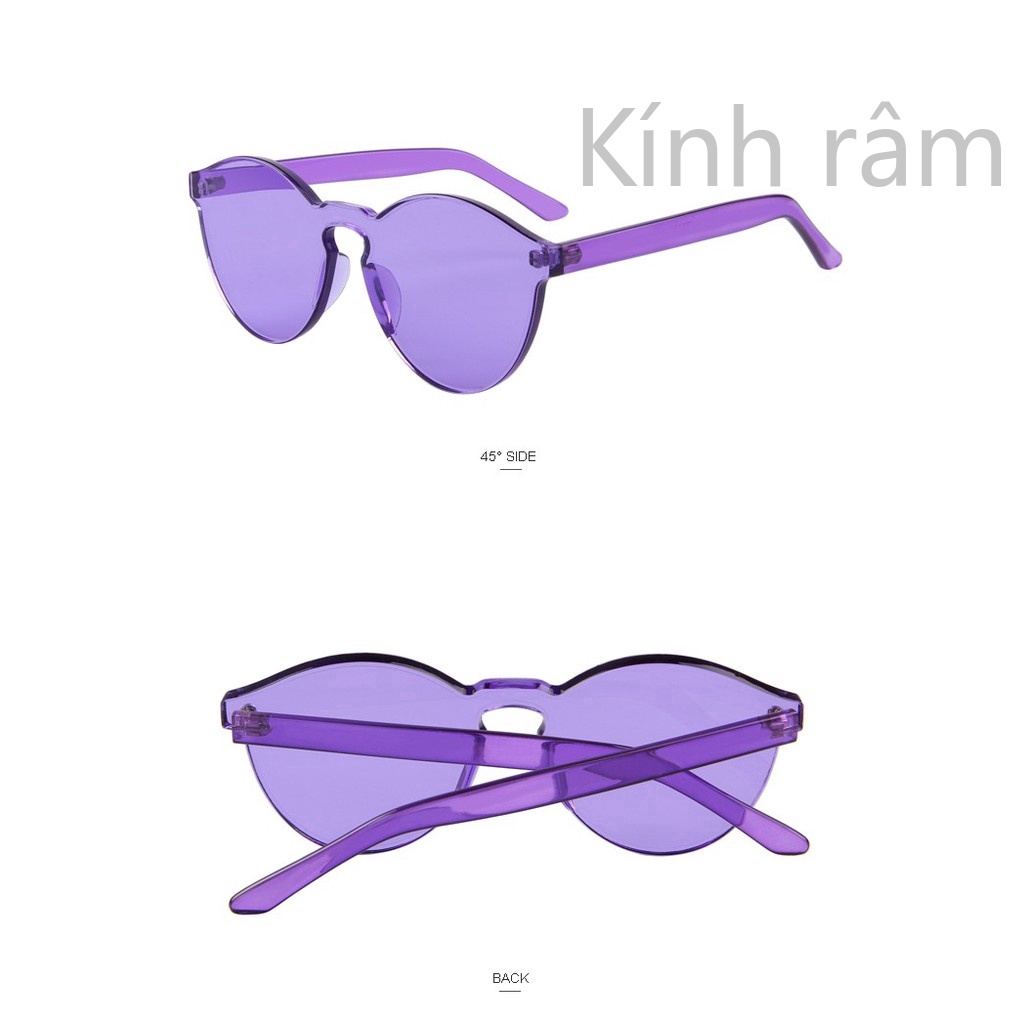 Kính mát mắt mèo màu kẹo ngọt cho nam và nữ