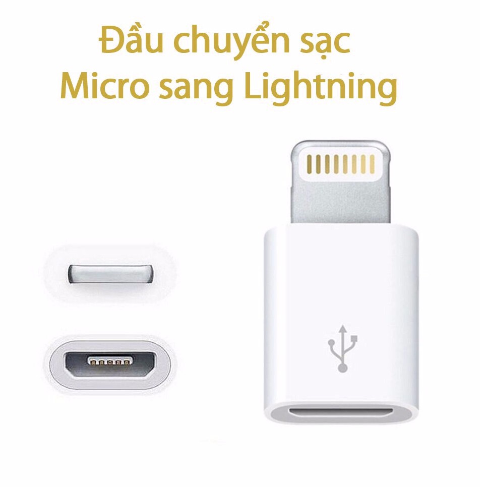 Đầu Chuyển Micro USB Sang Lightning Tiên Dụng
