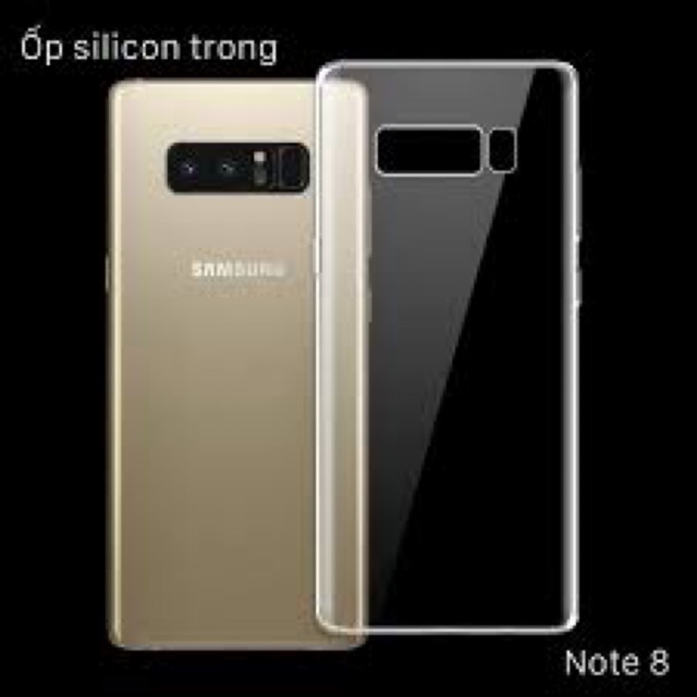 [Sale 50%] Ốp lưng Sam sung Note8, Note 8 dẻo trong chất dầy dặn
