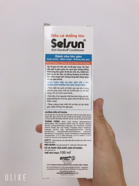 Combo dầu gội + dầu xả Selsun 100ml