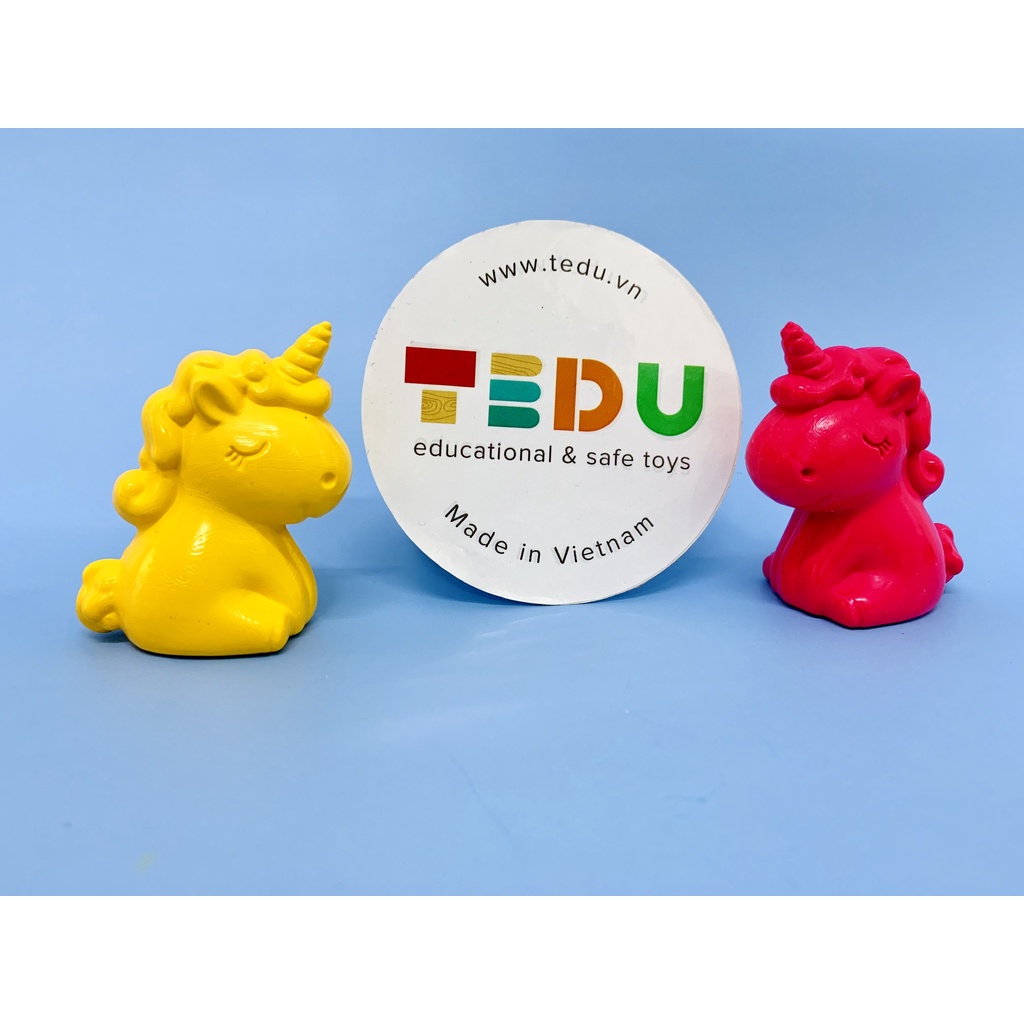 Sáp màu UNICORN set 8 màu an toàn cho trẻ TEDU