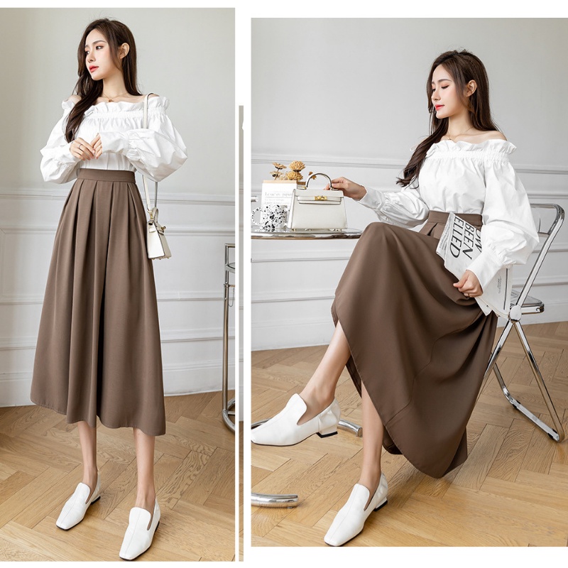 Chân váy Midi dáng dài ulzzang xếp ly công sở chun sau có BIGSIZE đi làm đi chơi chất tuyết mưa đứng form tôn dáng CV47