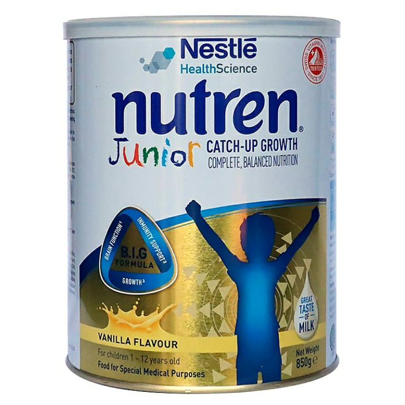 CHÍNH HÃNG Sữa Bột Nestlé Nutren Junior Hộp 800g