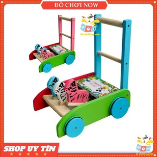 Xe tập đi bằng gỗ cho bé, Xe tập đi con gà chắc chắn cho bé 1 tuổi